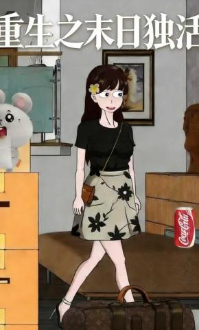 短剧《重生之末日独活》海报