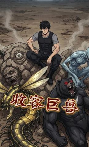 短剧《收容巨兽》海报