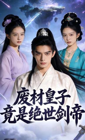 短剧《废材皇子竟是绝世剑帝》海报
