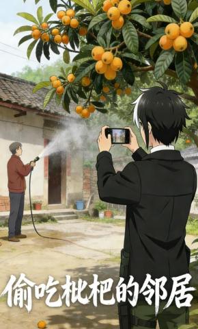短剧《偷吃枇杷的邻居》海报