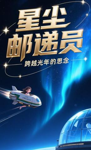 短剧《星尘邮递员》海报