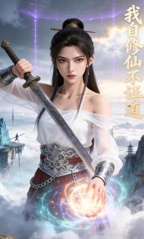 短剧《我自修仙不证道》海报
