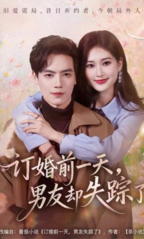 短剧《订婚前一天，男友却失踪了》海报