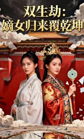 短剧《双生劫：嫡女归来覆乾坤》海报