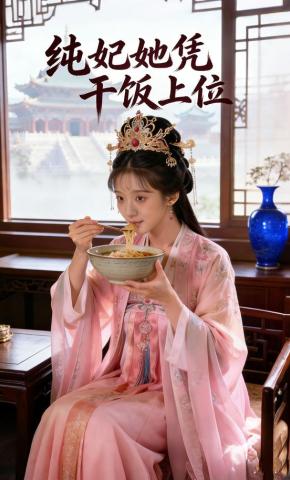 短剧《纯妃她凭干饭上位》海报