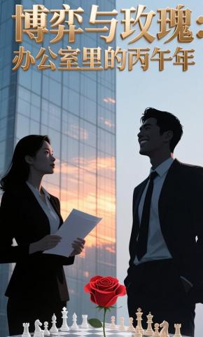 短剧《博弈与玫瑰：办公室里的丙午年》海报