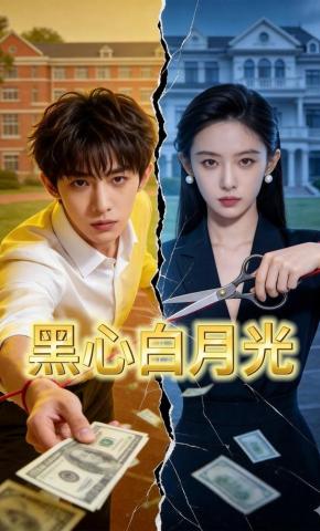 短剧《黑心白月光》海报