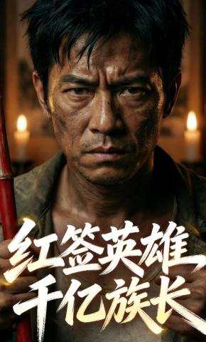 短剧《红签英雄千亿族长》海报