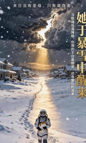 短剧《她于暴雪中醒来》海报