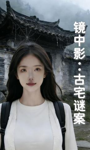 短剧《镜中影：古宅谜案》海报