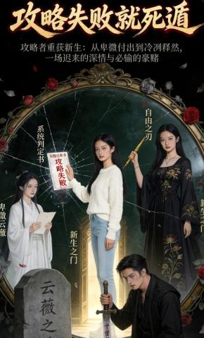 短剧《攻略失败就死遁》海报