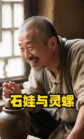 短剧《石娃与灵螺》海报