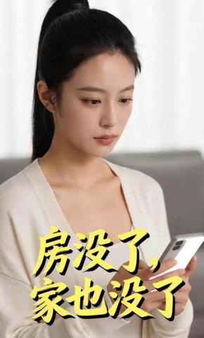 短剧《房没了，家也没了》海报