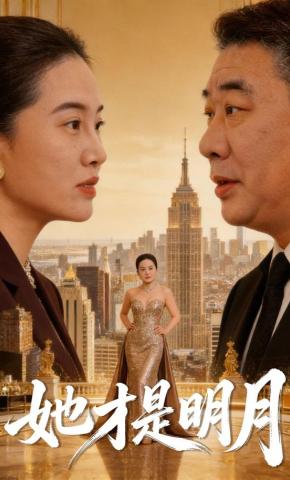 短剧《她才是明月》海报