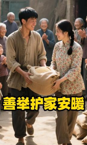 短剧《善举护家安暖》海报