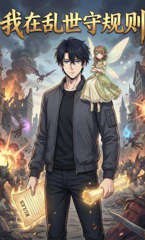 短剧《我在乱世守规则》海报