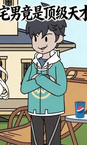 短剧《宅男竟是顶级天才》海报