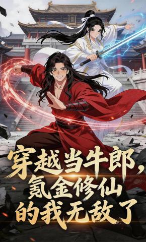 短剧《穿越当牛郎，氪金修仙的我无敌了》海报