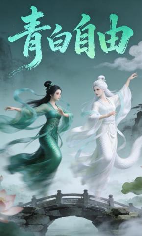 短剧《青白自由》海报