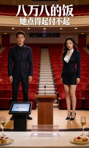 短剧《八万八的饭，她点的起付不起》海报
