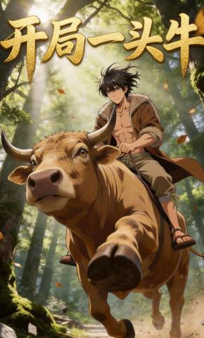 短剧《开局一头牛》海报
