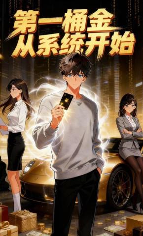 短剧《第一桶金从系统开始》海报