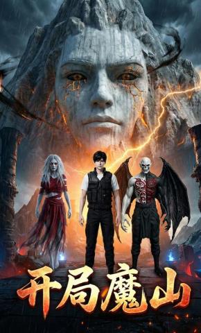 短剧《开局魔山》海报