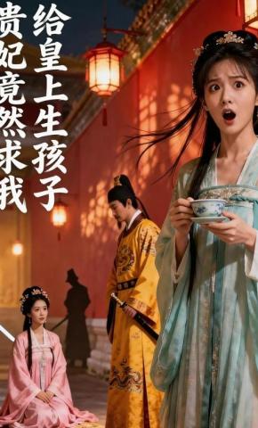 短剧《贵妃竟然求我给皇上生孩子》海报