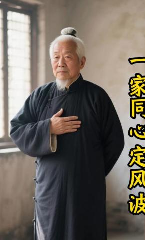 短剧《一家同心定风波》海报