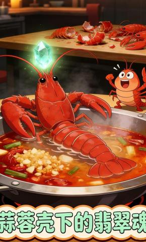 短剧《蒜蓉壳下的翡翠魂》海报