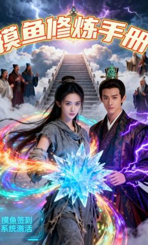 短剧《摸鱼修炼手册》海报