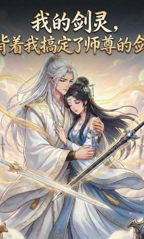短剧《我的剑灵，背着我搞定了师尊的剑》海报