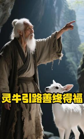 短剧《灵牛引路善终得福》海报