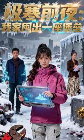 短剧《极寒前夜：我家囤出一座堡垒》海报