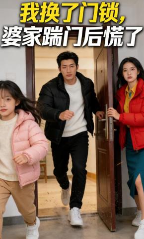 短剧《我换了门锁，婆家踹门后慌了》海报