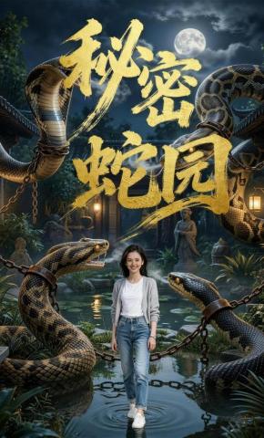 短剧《秘密蛇园》海报