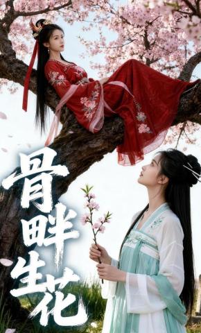 短剧《骨畔生花》海报