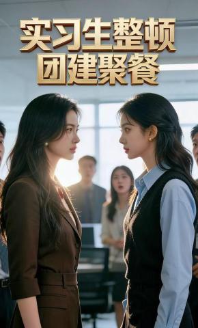 短剧《实习生整顿团建聚餐》海报
