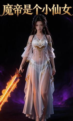 短剧《魔帝是个小仙女》海报