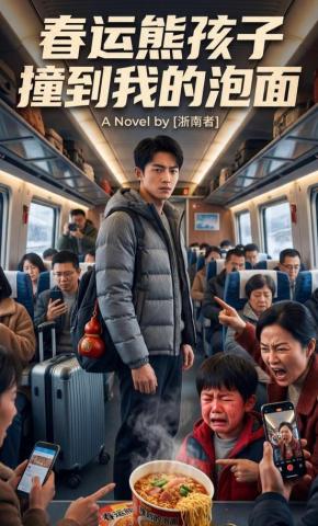 短剧《春运熊孩子撞到我的泡面》海报