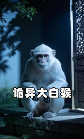 短剧《诡异大白猴》海报