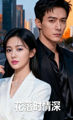 短剧《花落时情深》海报