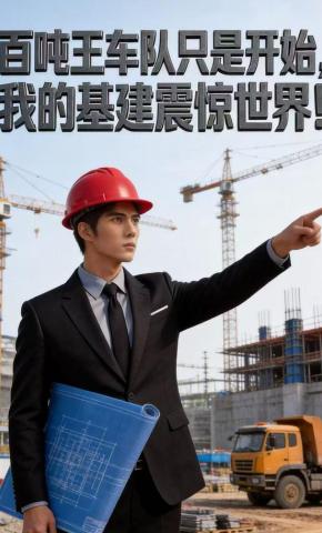 短剧《百吨王车队只是开始，我的基建震惊世界！》海报