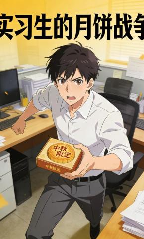 短剧《实习生的月饼战争》海报