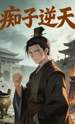 短剧《痴子逆天》海报