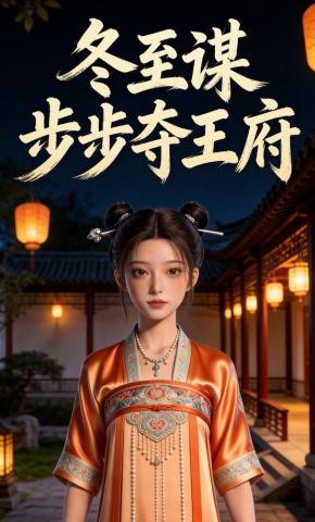 短剧《冬至谋，步步夺王府》海报