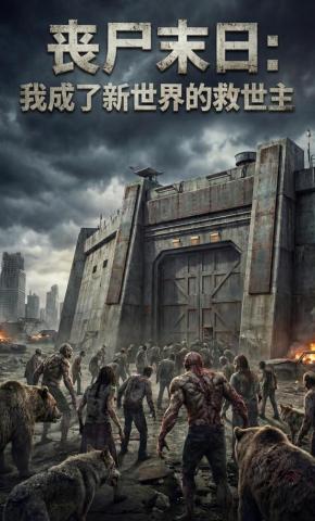 短剧《丧尸末日：我成了新世界的救世主》海报