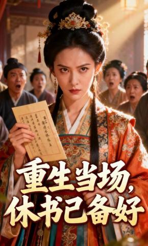 短剧《重生当场，休书已备好》海报