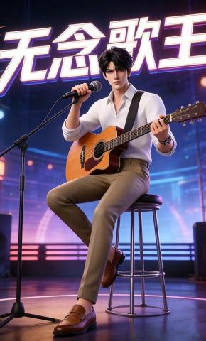 短剧《无念歌王》海报