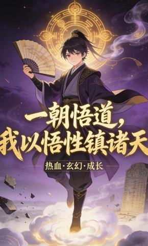 短剧《一朝悟道，我以悟性镇诸天》海报